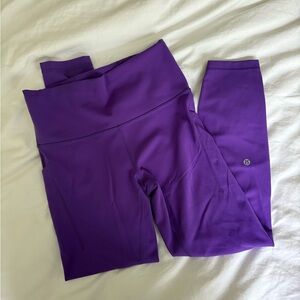 Lululemon wunder high rise 25” size 8
